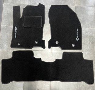 Ворсові килимки в салон для Lexus/Лексус NX 200t (2014-2017)/Чорні 2766907393 фото