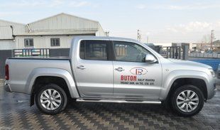 Бічний захист пороги труби Volkswagen Amarok 2010-2016 кенгурятник захист задня дуги пороги 0288 фото