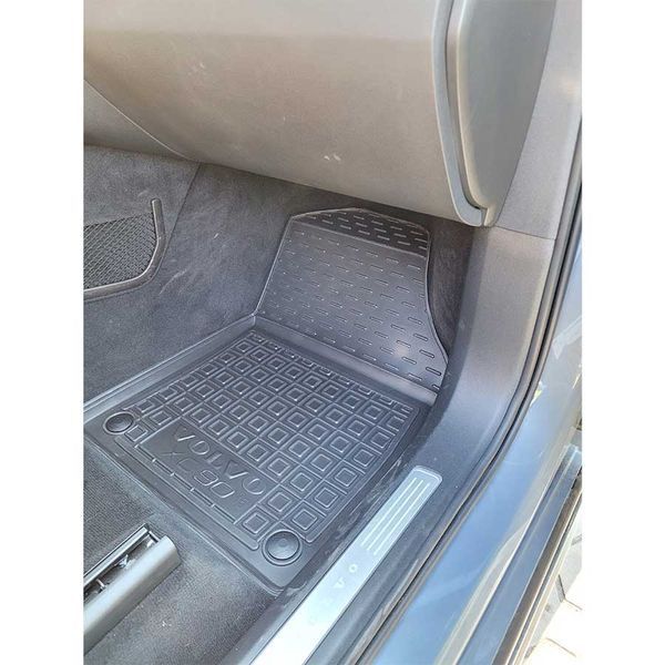 Коврики в салон для VOLVO XC90 (2015), Avto-Gumm, Чёрные 11987 фото