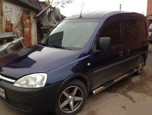 Бічний захист пороги труби Opel Combo C 2001-2011 кенгурятник захист задня дуги пороги 0302 фото