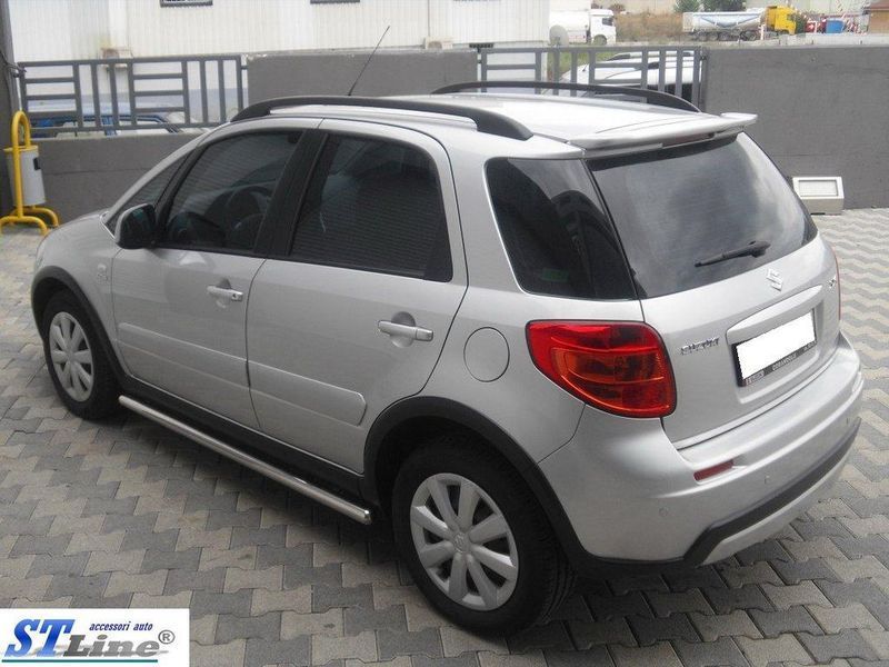 Пороги боковые труба Renault Duster (09-21) D71 без накладок 1647690871 фото