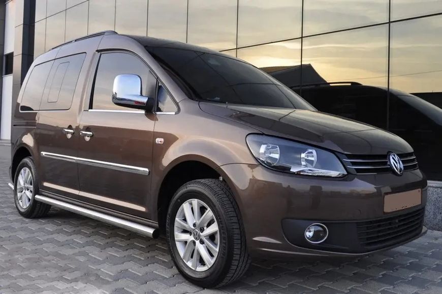 Пороги боковые труба Renault Duster (09-21) D71 без накладок 1647690871 фото