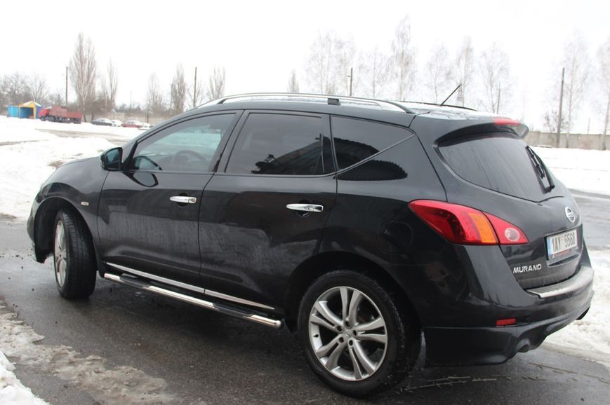 Бічний захист пороги труби Nissan Murano 2008-2015 захист заднього бампера дуги пороги 0322 фото