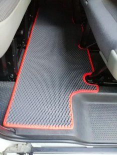 Автокилимки в салон EVA ЕВА для Опель Віваро/Opel Vivaro МКПП пас. 3 ряд (2001-2015) 2116677609 фото