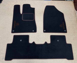 Ворсовые коврики в салон для ACURA MDX (2014+)/ Акура Мдх Чёрные 2941010245 фото