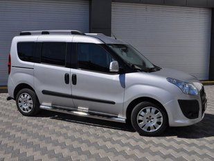 Боковые трубы (2 шт., нерж.) 60мм, Стандартная база для Fiat Doblo III nuovo 2010↗ и 2015↗ гг. dug638954 фото