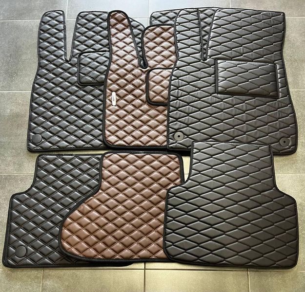 Автокилимки в салон з Екошкіри (кожзам) на Smart Fortwo 451 2007+/Смарт Форту 451 11481 фото