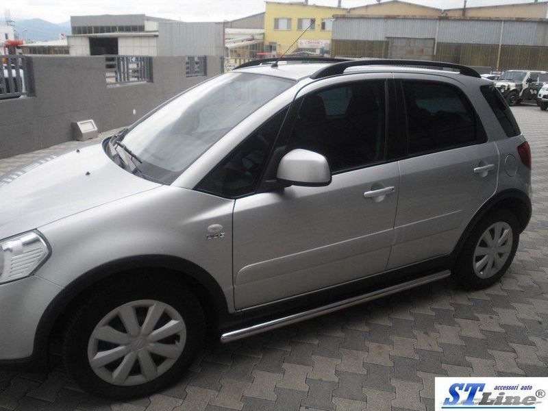 Пороги бічні труба Hyundai Terracan (2001-2007) D71 без накладок 1647690670 фото