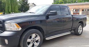 Пороги боковые труба с листом Dodge Ram 1500 (2002-2009) D60 1647691373 фото