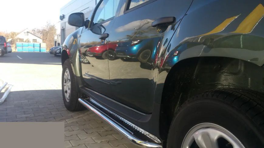 Пороги боковые труба с листом серия "ELIT" Dacia Duster (10+) D60 1647693565 фото