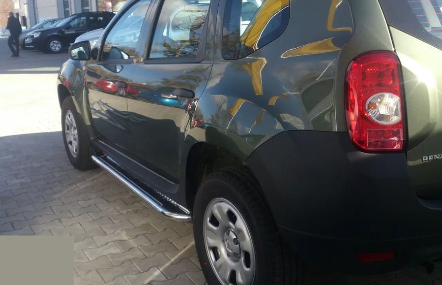 Пороги боковые труба с листом серия "ELIT" Dacia Duster (10+) D60 1647693565 фото