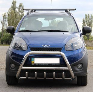 Кенгурятник для Chery Beat (2010+) Защита бампера дуги пороги 1624865407 фото
