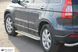 Пороги бічні труба з листом Honda CRV (01-16) 17+ D60 Silver 1647691462 фото 4