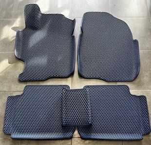 Килимки в салон EVA з бортиками 3Д лапою для Mazda 6 2002-2008 GG Темно-сині 2939629869 фото