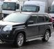 Бічний захист пороги майданчик Nissan X-Trail T30 00-07 T31 07-13 T32 2013+ захист заднього бампера дуги 0463 фото 3