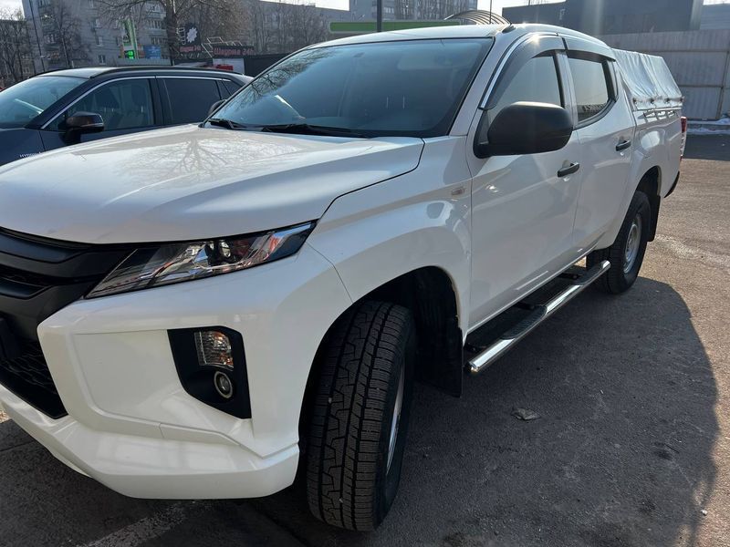 Пороги боковые труба для Mitsubishi L200 ,1996,2006-2015,15+ &Oslash;70 D70 фото