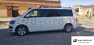 Пороги бічні труба Volkswagen T6 (16+) D71 без накладок длинная база S1-02.6 фото