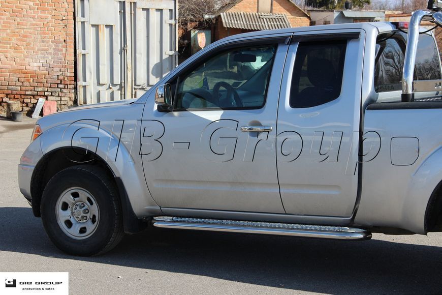 Пороги бічні труба з листом Nissan Navara (2005-2014) D60 1647692748 фото