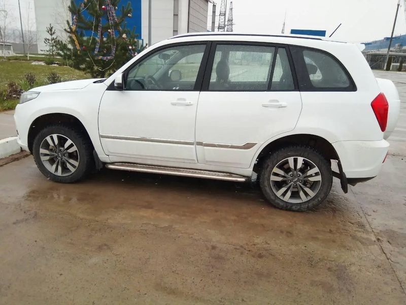 Пороги труба с листом Chery Tiggo 3&nbsp;(14+) 1647695213 фото