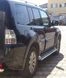 Бічний захист пороги труби Mitsubishi Pajero Wagon IV 2006+ Кенгурятник дуги пороги 0574 фото 2