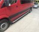 Бічний захист пороги майданчик Mercedes Sprinter 2006-13, 1995-06, 2014+ кенгурятник захист задня дуги пороги 0090 фото 3