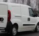 Боковая защита пороги площадка Fiat Doblo 2015+ защита заднего бампера дуги пороги 0593 фото 2