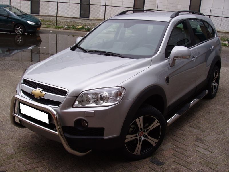 Бічний захист пороги &Oslash;60 труби Chevrolet Captiva 2006+ 2011+ захист заднього бампера дуги пороги 0386 фото