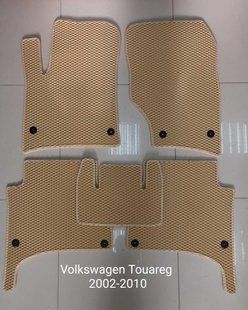 Автоковрики в салон EVA ЕВА для Volkswagen Touareg (2002-2010)/Фольксваген Туарег 1431834872 фото