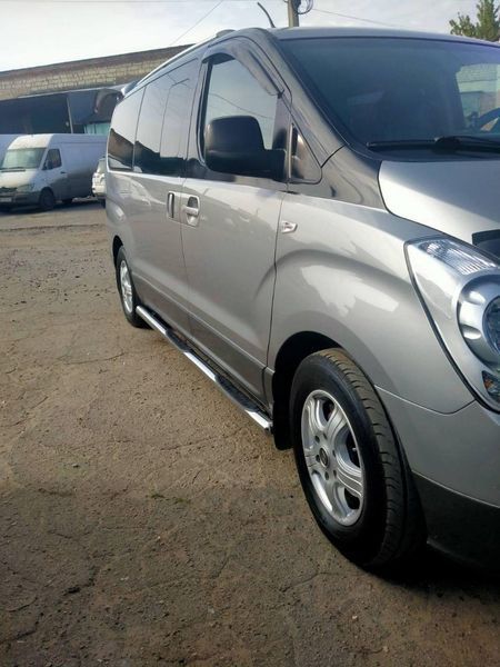Пороги боковые труба Fiat Ducato (07+) Труба с накладками короткая база 1647690575 фото