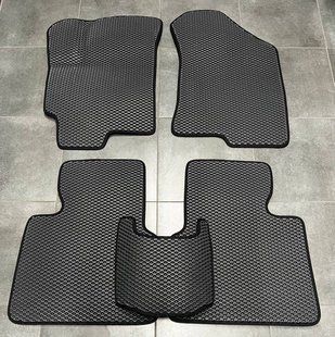 Килимки в салон EVA з 3Д лапою для Hyundai Elantra 3 (XD) 2000-2006, Сірі Варіант 2 2854946675 фото