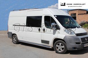Пороги боковые труба с листом Fiat Ducato (06+) D60 Длинная база 1647691383 фото