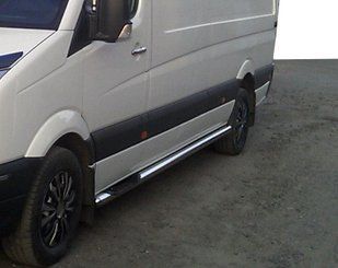 Бічні труби (2 шт., Нерж.) Довга база для Nissan Interstar 2004-2010 рр. dug729562 фото