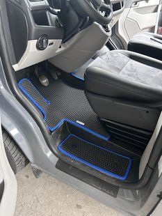 Автокилимки в салон EVA ЕВА для Volkswagen T5 Transporter /Фольксваген Т5 Транспортер (з доповненням на пороги) 2363477258 фото