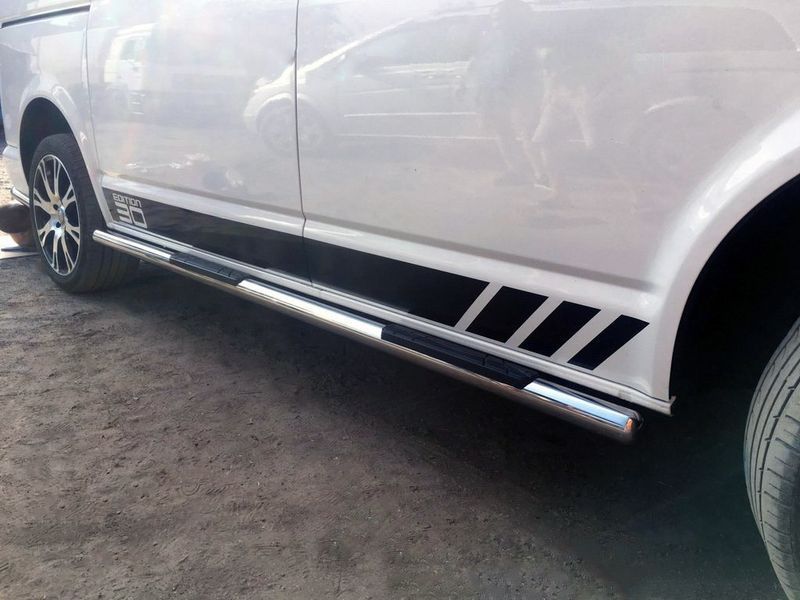 Пороги боковые труба Ford Kuga (13+) D60 с накладками 1647690600 фото
