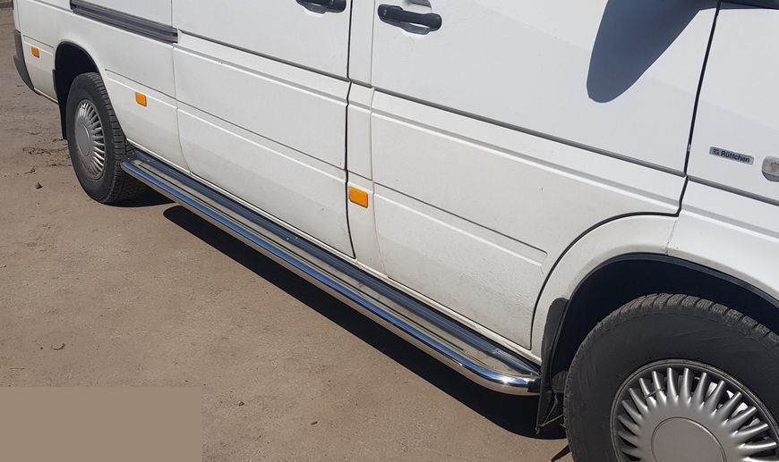 Боковая защита пороги площадка Mercedes Sprinter 1995-06, 2006-13, 2014+ кенгурятник защита задняя дуги пороги 0081 фото