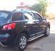 Бічний захист пороги майданчик Nissan Qashqai 06-13 14-17 17+ захист заднього бампера дуги пороги 0437 фото 2