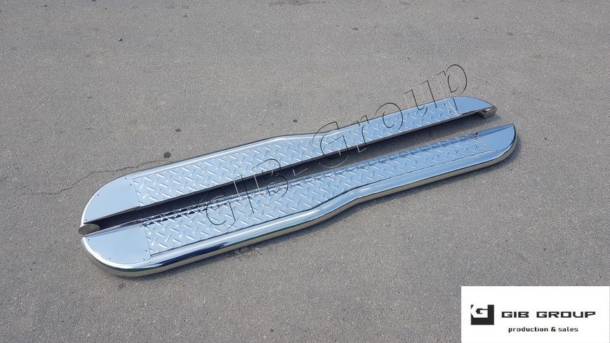 Пороги бічні труба з листом Hyundai Santa Fee (2013-2018) D60 0871.S2-10.6 фото