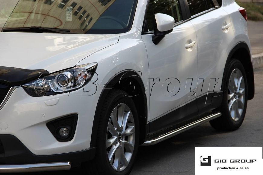 Пороги боковые труба с листом Mazda CX-5 (12+) D60 1647691948 фото